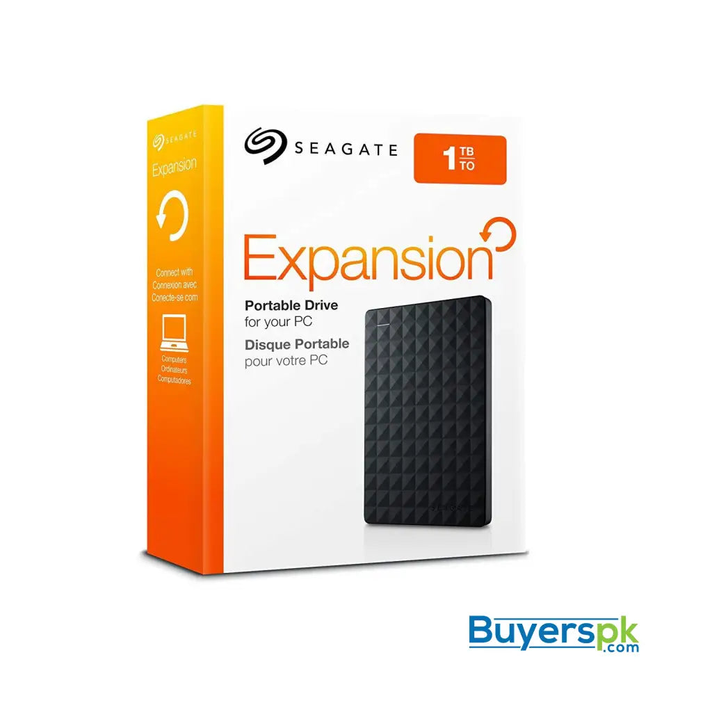 Seagate Expansion 1TB Portable External Hard Drive USB 3.0 (STEA1000400) 2 Yrs Warranty - Hard Drive Seagate Expansion 1TB Portable External Hard Drive USB 3.0 (STEA1000400) 2 Yrs Warranty - Hard Drive